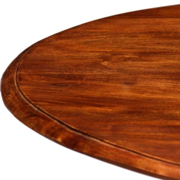 vidaXL spisebord 80x76 cm massivt akacietræ honningfarvet finish