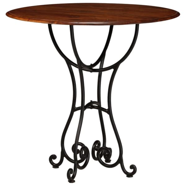 vidaXL spisebord 80x76 cm massivt akacietræ honningfarvet finish