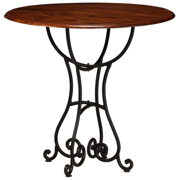 vidaXL Spisebord heltre akasie med honningfinish 80x76 cm