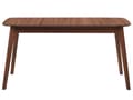 Miniatyrbillede 4 af 7: Mørkt Træ Spisebord 150 x 90 cm Rektangulær Retro Stil