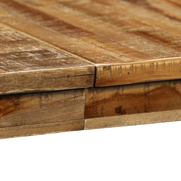 vidaXL spisebord i genanvendt teak og stål 180 x 90 x 76 cm