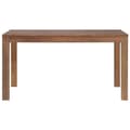 Miniatyrbillede 4 af 8: vidaXL spisebord 140x70x76 cm massivt teaktræ naturlig finish