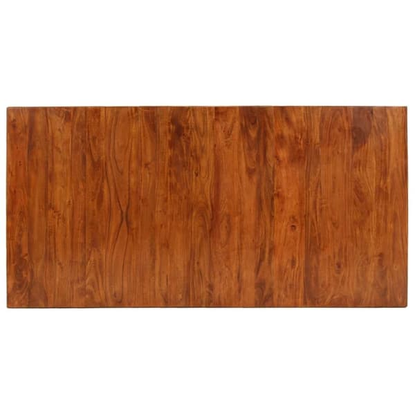 vidaXL Matbord i massivt trä med shesham-ytbehandling 180x90x76 cm