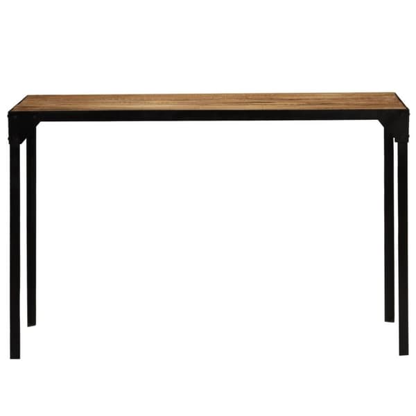 vidaXL Spisebord heltre mango og stål 120 cm