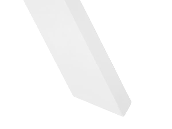 Matbord Vit Bordsskiva 77 x 180 x 80 cm Kryss Stabila Träben Köksbord