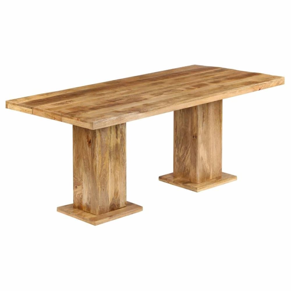 vidaXL Massiivinen ruokapöytä kiinteä mangopuu 178x90x77 cm