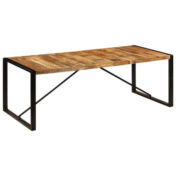 vidaXL spisebord 220 x 100 x 75 cm massivt mangotræ