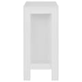 Miniatyrbilde 4 av 6: vidaXL Barbord med hylle hvit 110x50x103 cm
