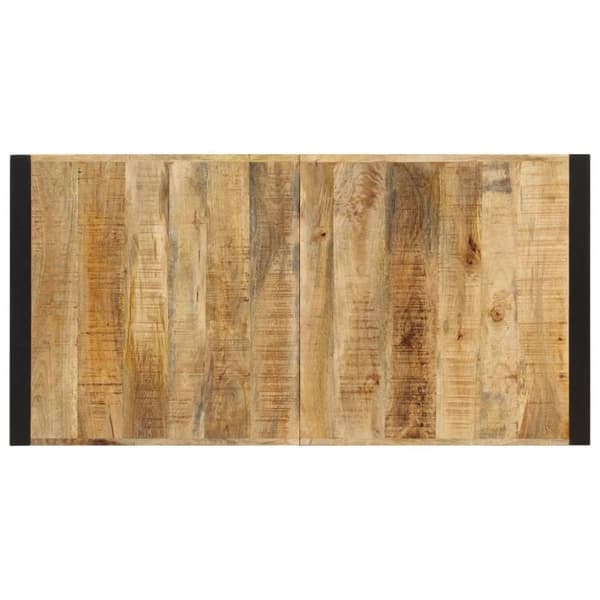 vidaXL Matbord 140x70x75 cm massivt mangoträ