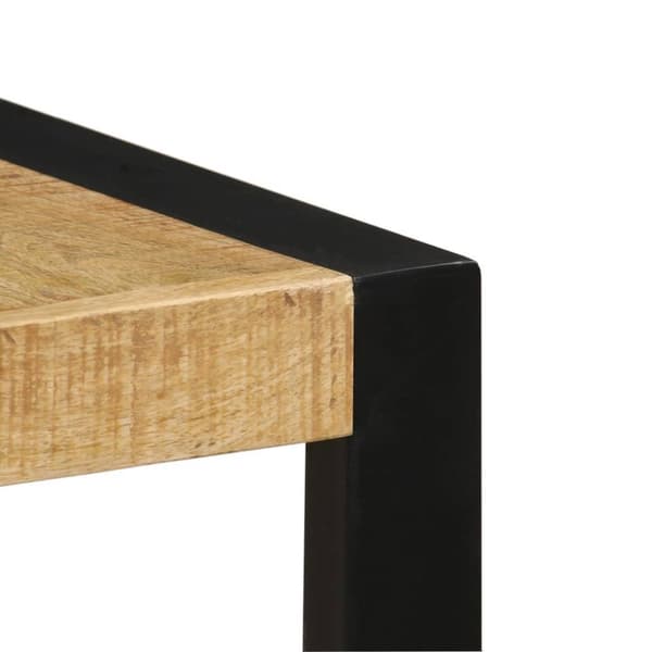 vidaXL Matbord 140x70x75 cm massivt mangoträ