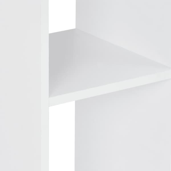 vidaXL Barbord hvit 60x60x110 cm