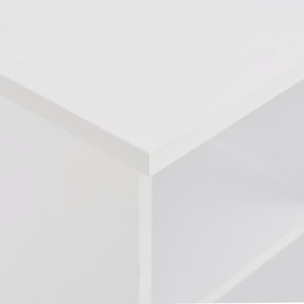 vidaXL Barbord hvit 60x60x110 cm