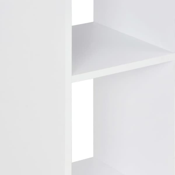 vidaXL Barbord hvit og betong 60x60x110 cm