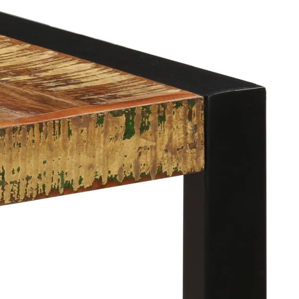 vidaXL spisebord 140x70x75 cm massivt genbrugstræ