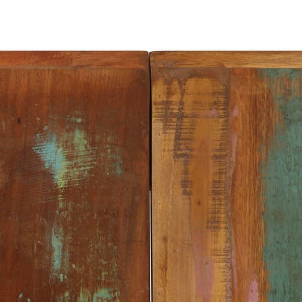 vidaXL spisebord 140x70x75 cm massivt genbrugstræ