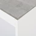 Miniatyrbillede 5 af 6: vidaXL barbord med hylde 110x50x103 cm hvid