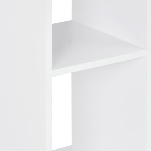 vidaXL barbord 60x60x110 cm hvid og sonoma-eg