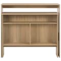 Miniatyrbillede 4 af 10: vidaXL barbord med 2 bordplader 130x40x120 cm egetræsfarvet