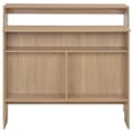 Miniatyrbillede 5 af 10: vidaXL barbord med 2 bordplader 130x40x120 cm egetræsfarvet
