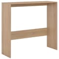 Miniatyrbillede 7 af 10: vidaXL barbord med 2 bordplader 130x40x120 cm egetræsfarvet