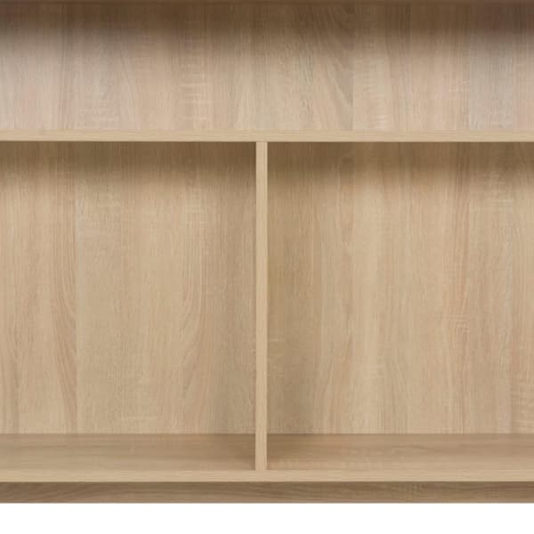 vidaXL barbord med 2 bordplader 130x40x120 cm egetræsfarvet