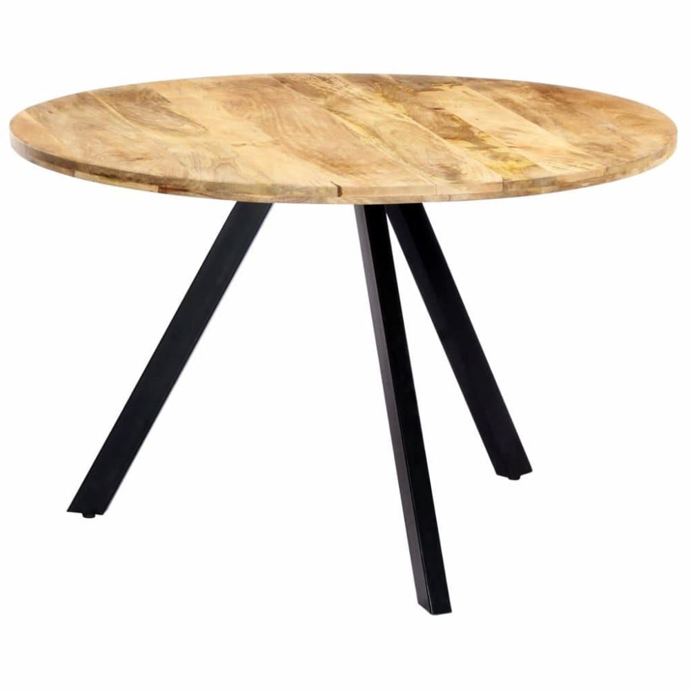 vidaXL Ruokapöytä 120x76 cm täysi mangopuu