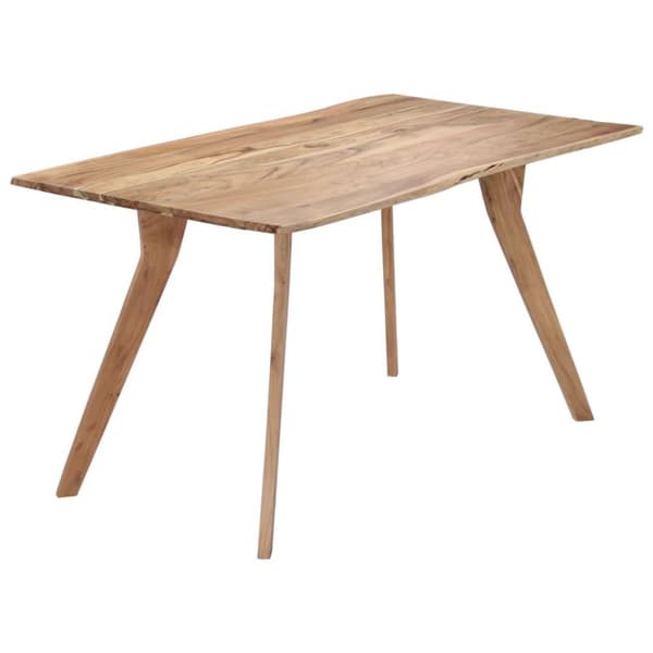 vidaXL spisebord 140 x 80 x 76 cm massivt akacietræ