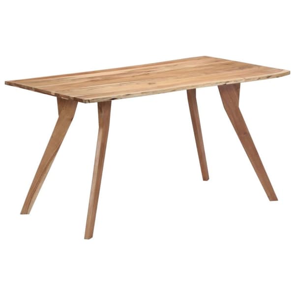 vidaXL Spisebord 140x80x76 cm heltre akasie