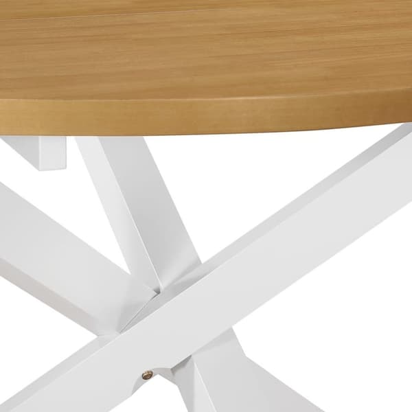 vidaXL Matbord 120x75 cm MDF vit