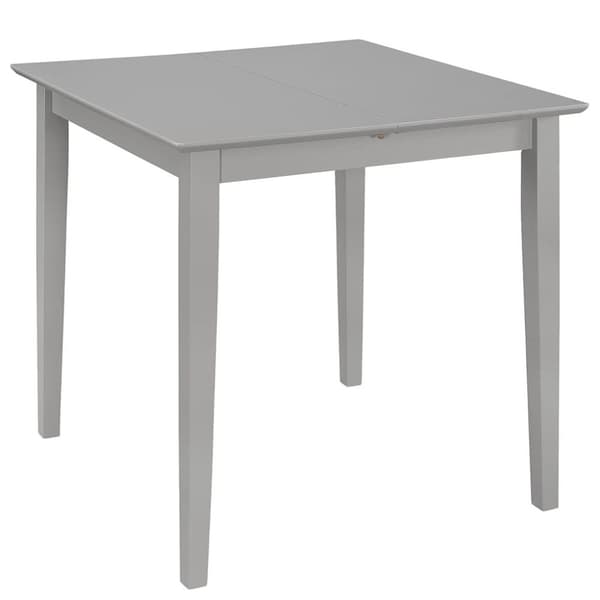 vidaXL udvideligt spisebord (80-120) x 80 x 74 cm MDF grå