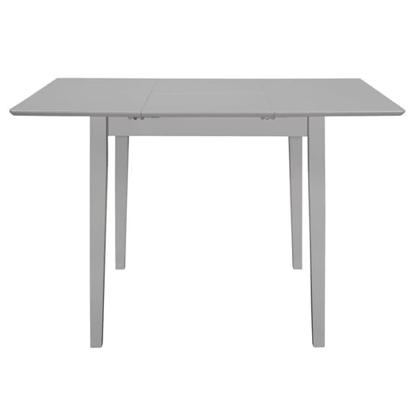 vidaXL udvideligt spisebord (80-120) x 80 x 74 cm MDF grå