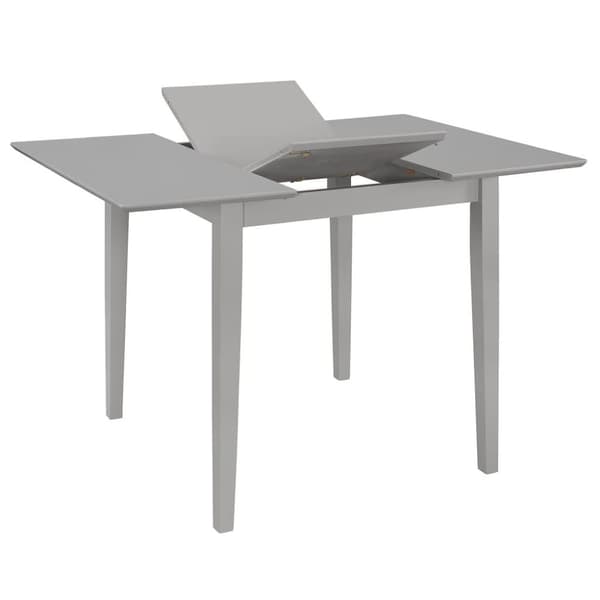 vidaXL udvideligt spisebord (80-120) x 80 x 74 cm MDF grå