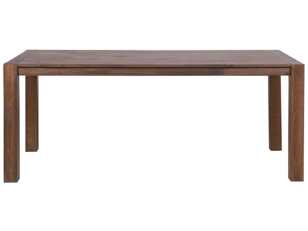 Spisebord Mørkebrunt Ege Træ Rektangulært 150 x 85 cm Minimalistisk Stil