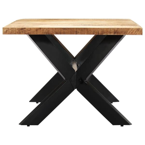 vidaXL Ruokapöytä mangopuu 200x100x75