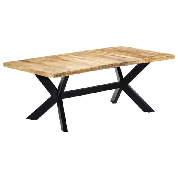 vidaXL Ruokapöytä mangopuu 200x100x75