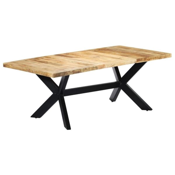 vidaXL Ruokapöytä mangopuu 200x100x75