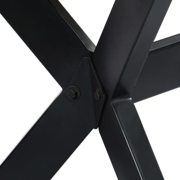 vidaXL Spisebord 160x80x75 cm heltre mango hvit