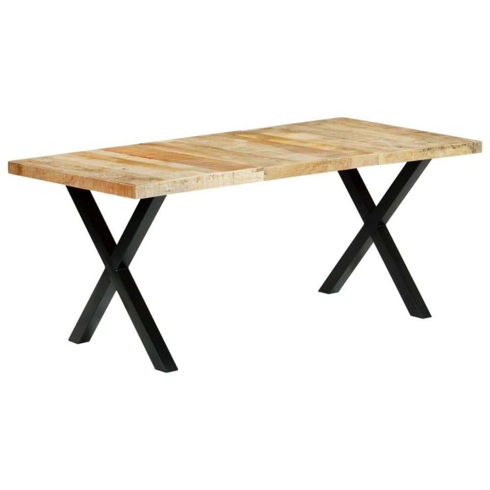 vidaXL Ruokapöytä 180x90x76 cm mangopuu