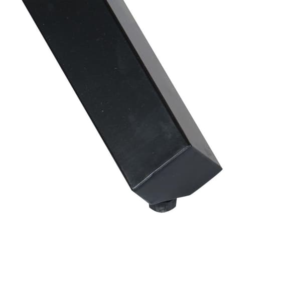 vidaXL spisebord rundt 120 x 76 cm massivt mangotræ