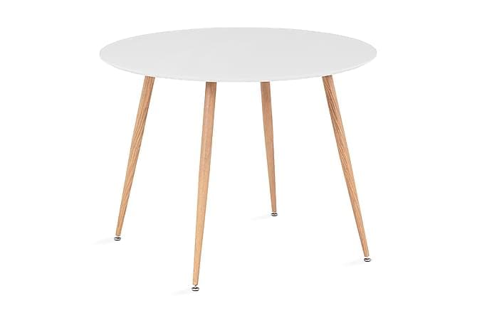 Romo Ruokapöytä 100 cm Vit/Ek