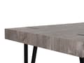 Miniatyrbillede 6 af 8: Spisebord Mørkt MDF Træ og Sort Pulverlakeret metalben 150 x 90 cm Rektangulært Moderne look Industriel Inspireret Køkken Indretning