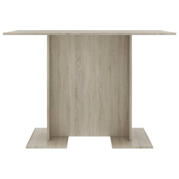 vidaXL Spisebord sonoma eik 110x60x75 cm sponplate