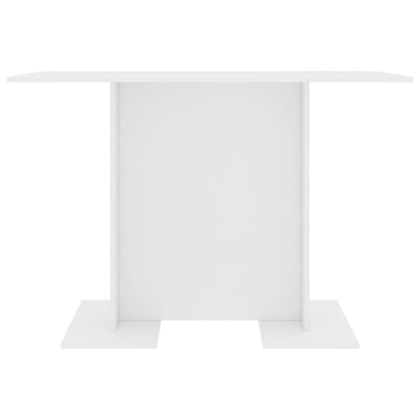 vidaXL spisebord 110 x 60 x 75 cm spånplade hvid