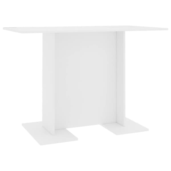vidaXL spisebord 110 x 60 x 75 cm spånplade hvid