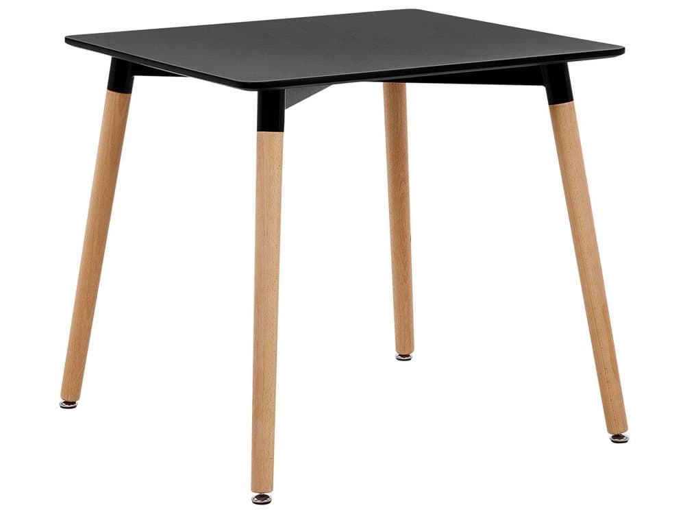 Matbord 80 x 80 cm svart BUSTO