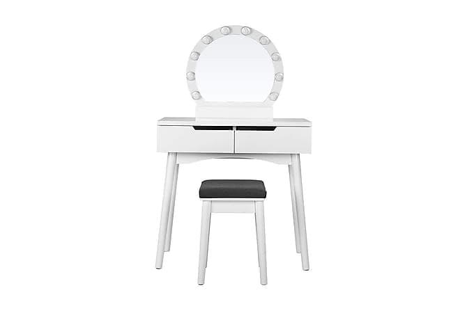 Vasagle Make-up bord 128 cm med Spejl Vasagle