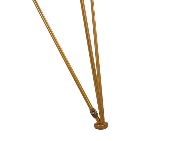 Ruokapöytä valkoinen karkaistu lasi kulta metalli 140 x 80 x 76 cm neljälle marmorikuvio glamour tyyli