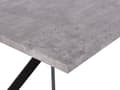 Miniatyrbillede 6 af 8: Grå Betoneffekt Spisebord 160 x 90 cm 6 Personers Metal Moderne Ben