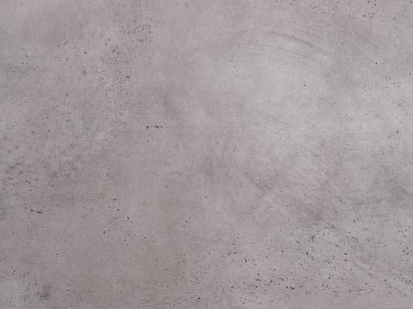 Matbord Betong Effekt Topp Svarta Metallben Rund 120 cm Modern Glamour Stil