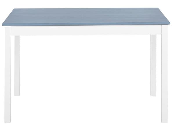 Matmöblemang Vit Stabil Trä Ljus trä Topp 4-sits 120 x 75 cm Modern Skandinavisk